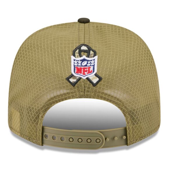 Baltimore Ravens New Era Green 2025 Salute to Service 9SEVENTY Adjustable Hat - Picture 4 of 11